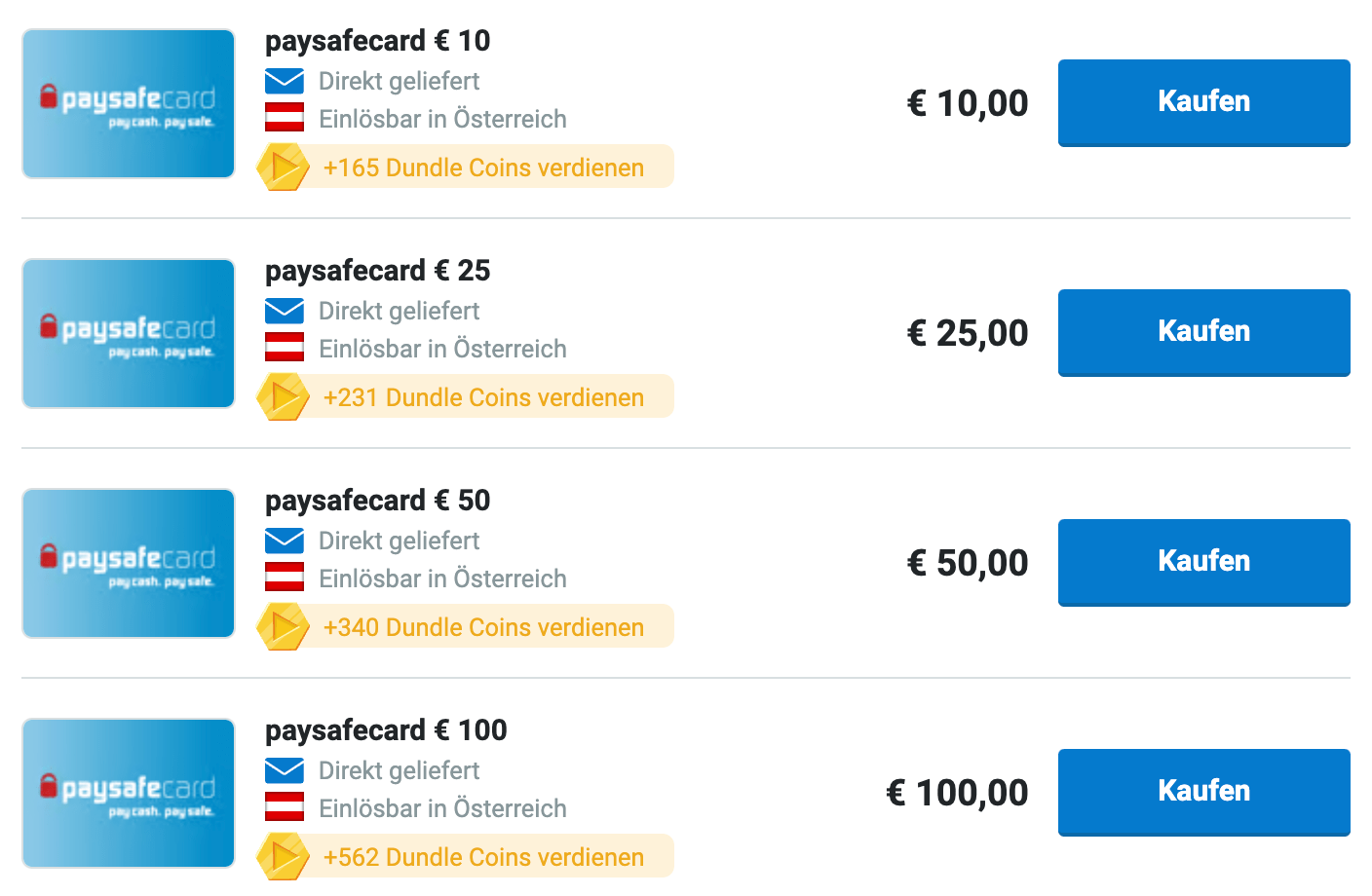 paysafecard online kaufen